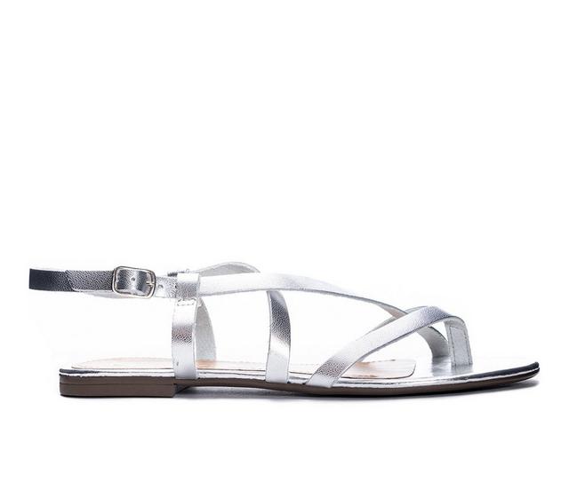 Women's CL By Laundry Active Sandals in Silver color