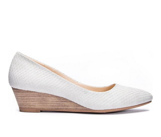 Women's CL By Laundry Alyce Wedges in Ice Grey color
