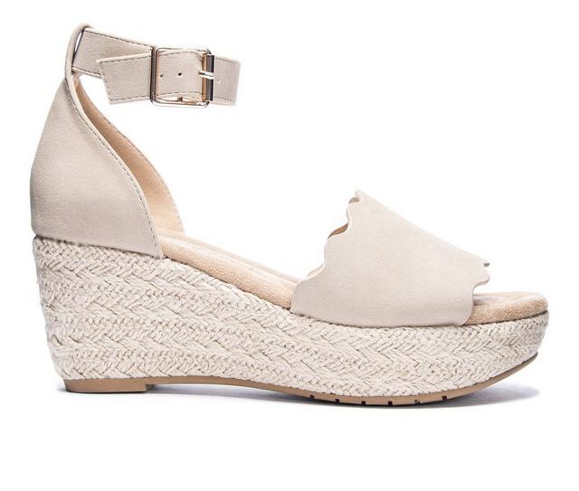 Women's CL By Laundry Daylight Platform Wedges in Nude color