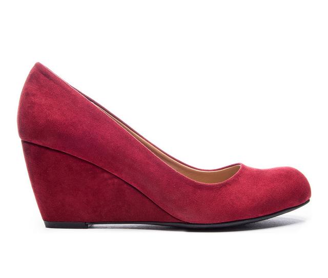 Women's CL By Laundry Nima Wedges in Cherry color