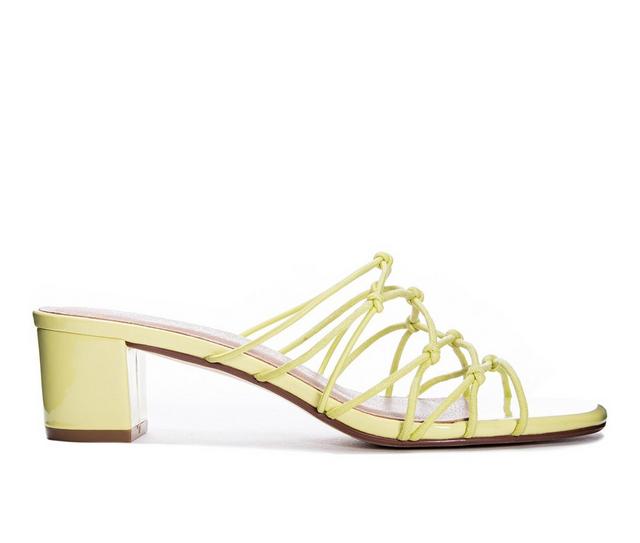 Women's Chinese Laundry Lizza Heeled Sandals in Keylime color