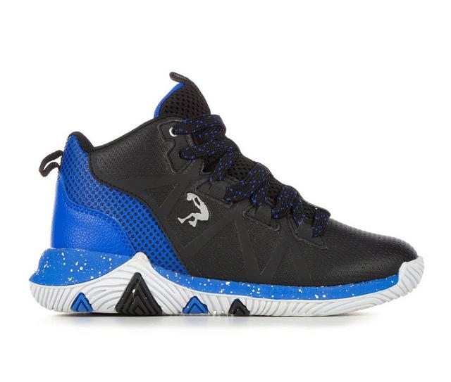 Boys' Shaq Little Kid & Big Kid Dayton Basketball Shoes in Blk/Wht/Blu color