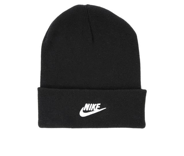 Nike Utility Futura Sustainable Beanie in Black/White color