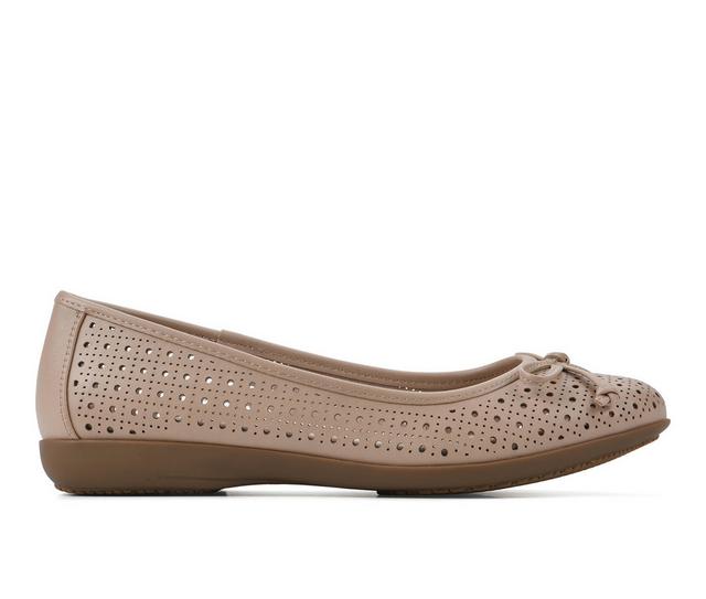 Women's Cliffs by White Mountain Cheryl Flats in Natural color