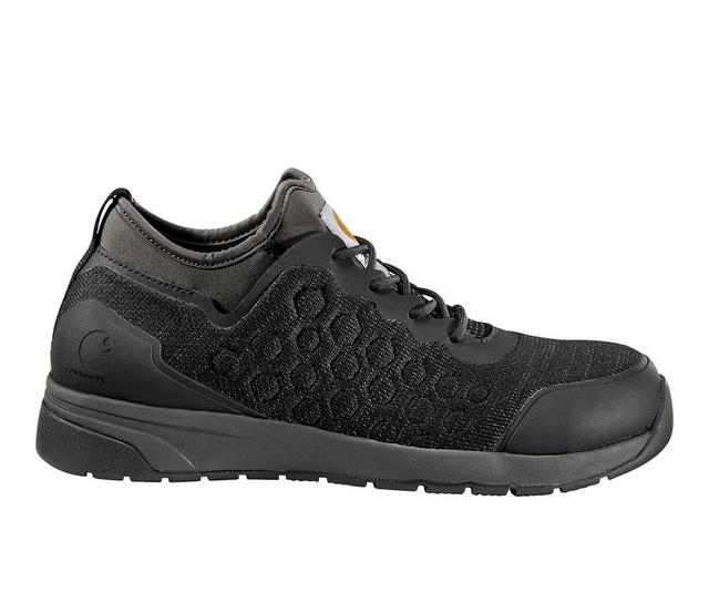 Men's Carhartt CMD3461 SD Nano-Composite Toe Athletic Safety Shoes in Black/Grey color