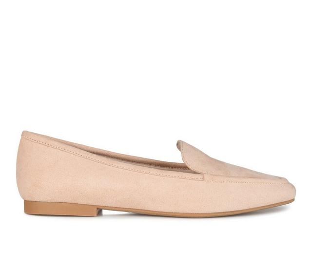Women's Journee Collection Tullie Loafers in Beige color