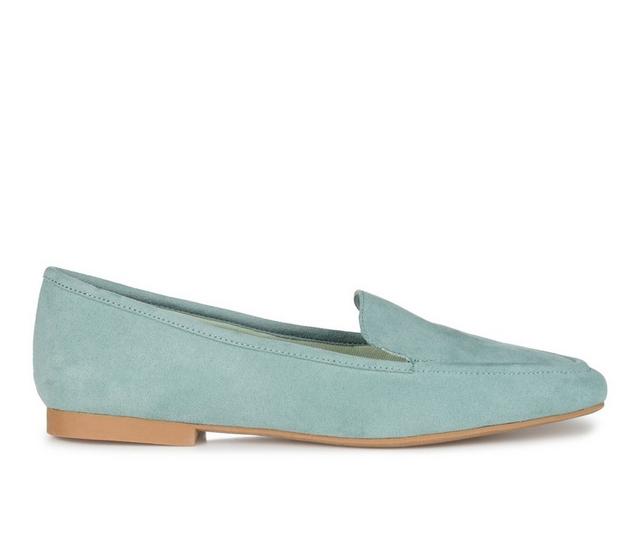 Women's Journee Collection Tullie Loafers in Green color