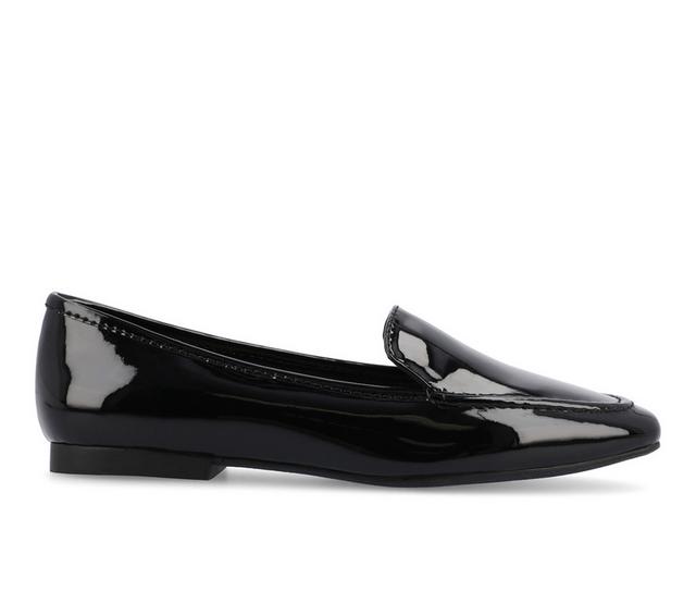 Women's Journee Collection Tullie Loafers in Patent/Black color