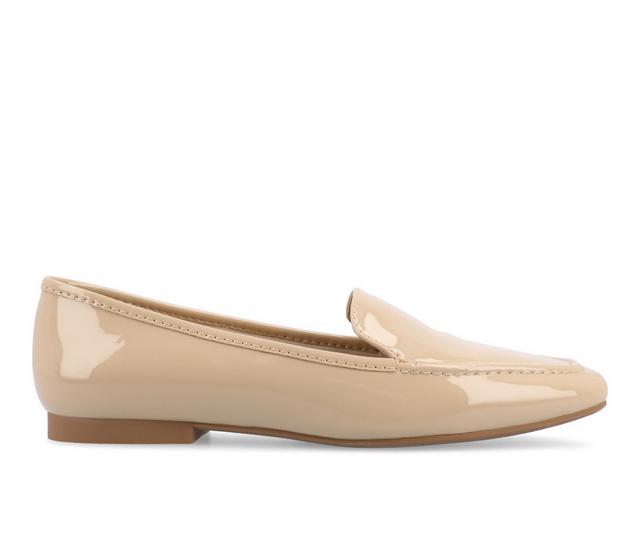Women's Journee Collection Tullie Loafers in Patent/Tan color