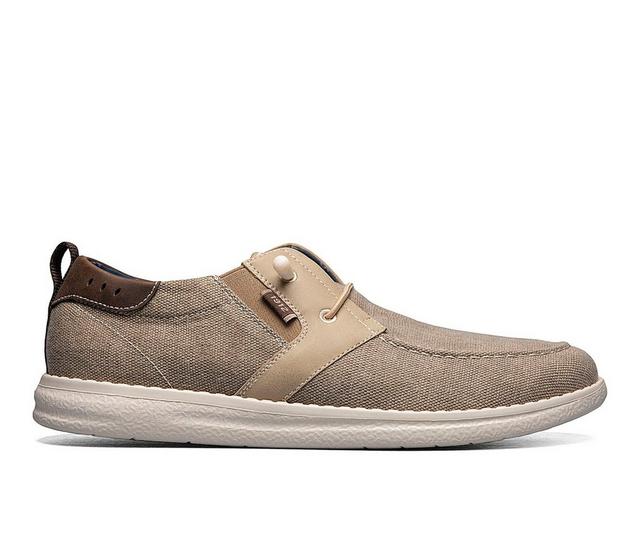 Men's Nunn Bush Brewski Moc Toe Shoes in Stone color