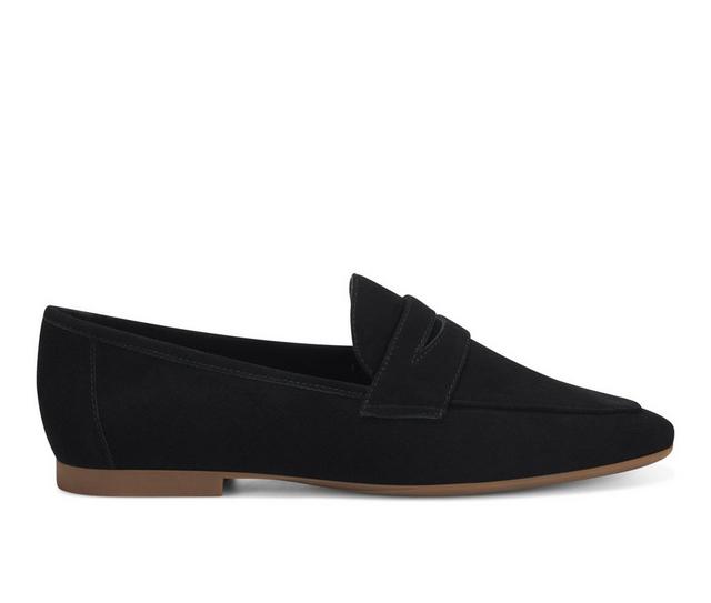 Women's Aerosoles Hour Loafers in Black Suede color