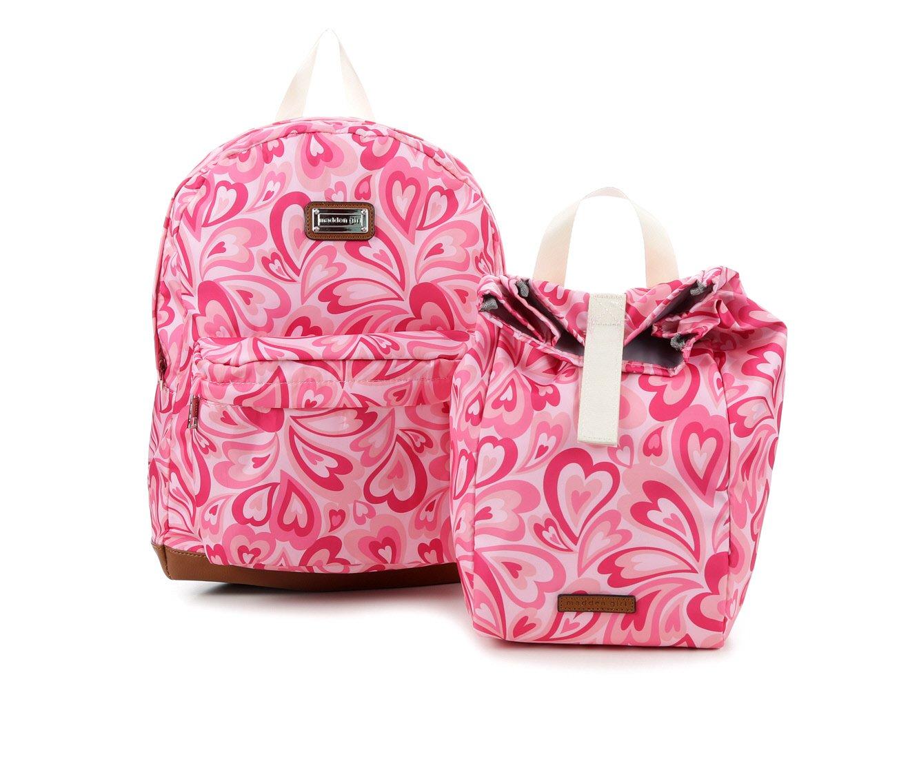 Madden Girl Nylon Backpack with Lunch Bag