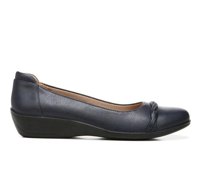 Women's LifeStride Impact Low Wedge Pumps in Lux Navy color