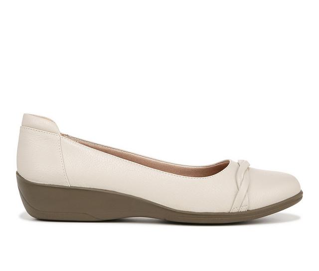 Women's LifeStride Impact Low Wedge Pumps in White color