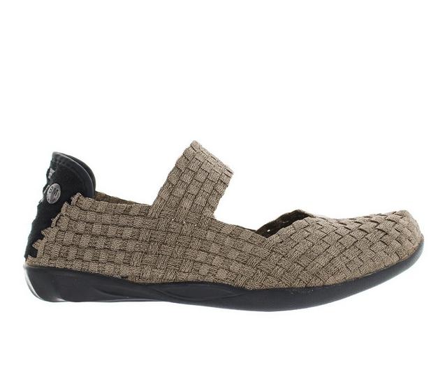 Women's Bernie Mev Cuddly Slip-On Shoes in Bronze color