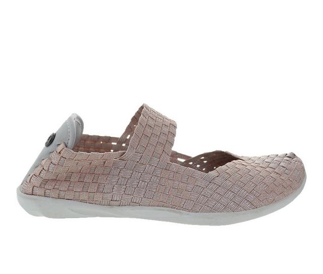 Women's Bernie Mev Cuddly Slip-On Shoes in New Blush Shimm color