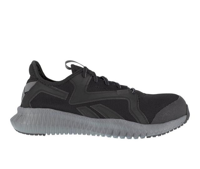 Men's REEBOK WORK Flexagon 3.0 Work Shoes in Black/Grey color