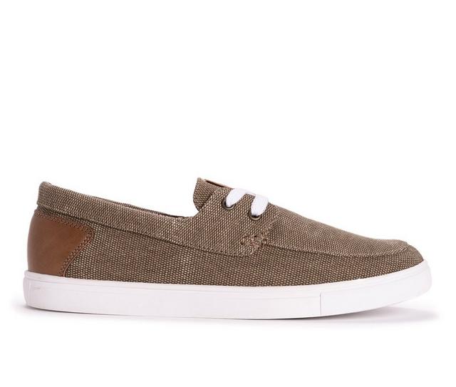 Men's LUKEES by MUK LUKS Cruise Voyage Boat Shoes in Natural color