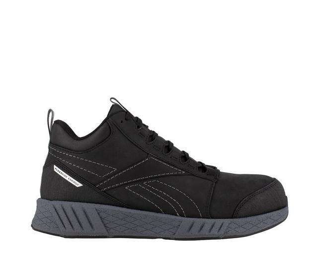 Men's REEBOK WORK Fusion RB4302 Work Shoes in Black/Grey color