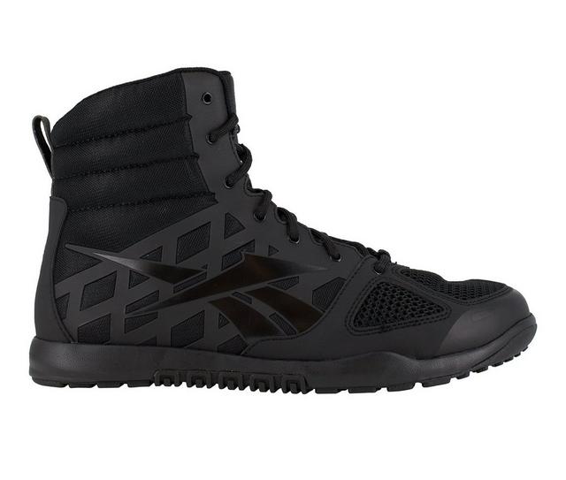 Men's REEBOK WORK Nano Tactical RB7120 Work Boots in Black color