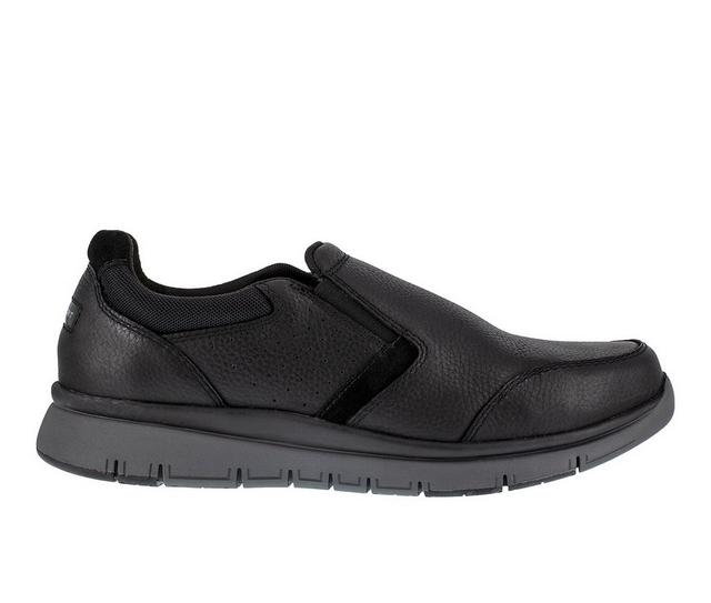 Men's Rockport Works Primetime Casuals Steel Toe Work Shoes in Black color
