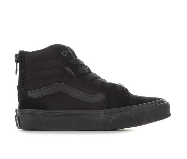 Kids' Vans Little Kid & Big Kid Filmore High-Top Zip Sneakers in Black/Black color