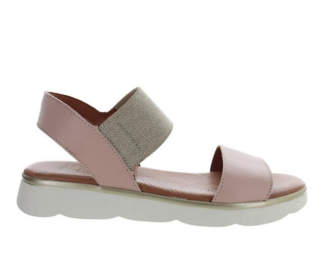 Women's Bernie Mev GI01 Wedge Sandals in Blush color