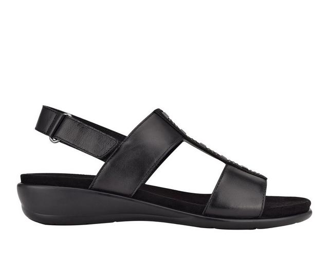 Women's Easy Spirit Hazel Sandals in Black color