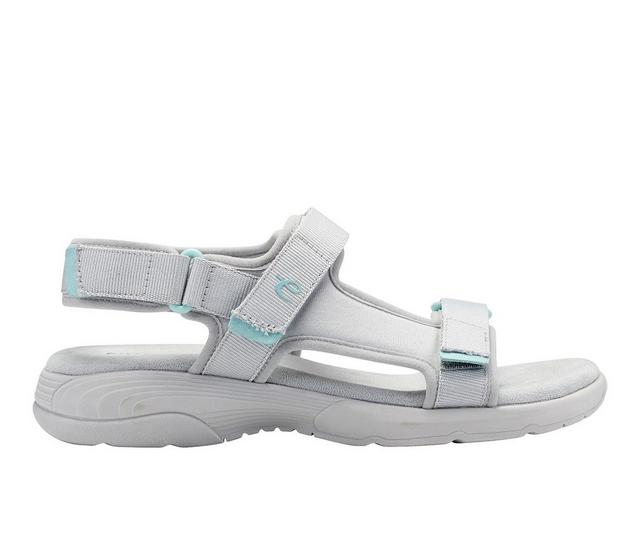 Women's Easy Spirit Tillie Sandals in Light Grey color