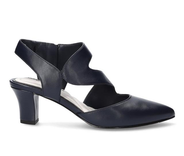Women's Easy Street Venue Pumps in Navy color