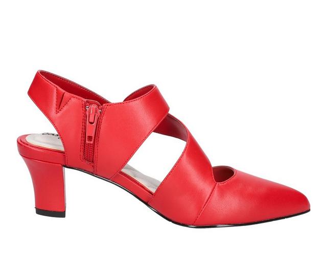 Women's Easy Street Venue Pumps in Red color