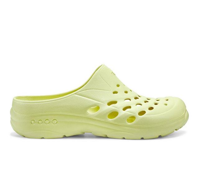 Women's Easy Spirit Travel Clogs in Pale Yellow color