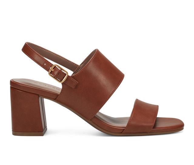 Women's Aerosoles Emmex Dress Sandals in DK Tan color