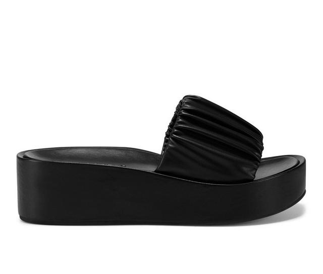 Women's Aerosoles Dada Flatform Sandals in Black color