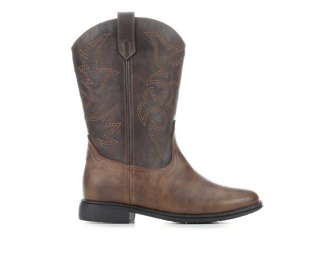 Boys' Stone Canyon Little Kid & Big Kid Jared Cowboy Boots in Brown color