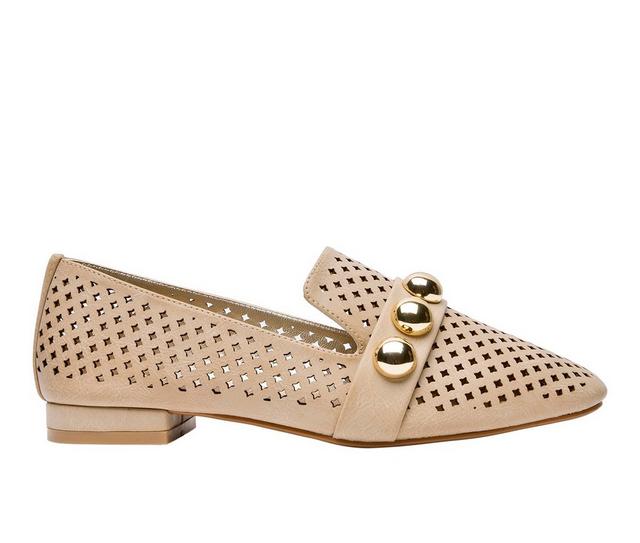 Women's Jane And The Shoe Peyton Loafers in Beige color