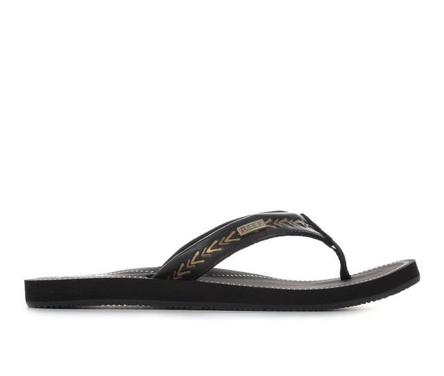 Women's Reef Beachbreak Flip-Flops in Black color