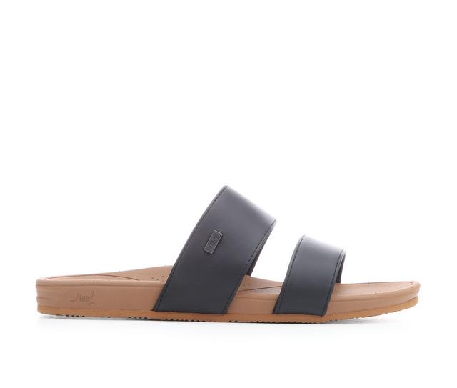 Women's Reef Banded Horizon Sandals in Black/Lion color
