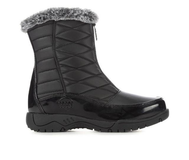 Women's Totes Esther Winter Boots in Black Wide color