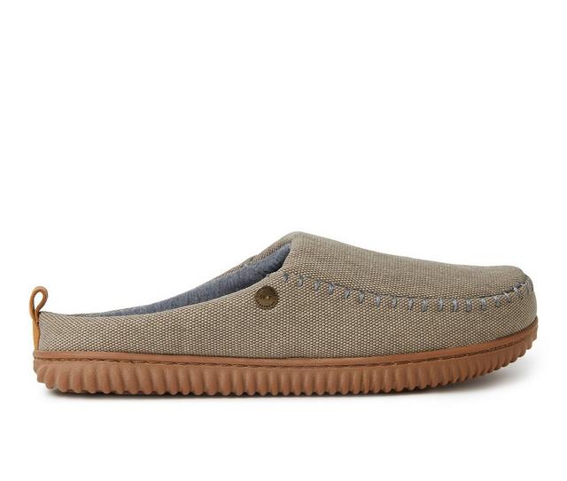 Alpine by Dearfoams Bern Comfort Clog Slippers in Fossil color