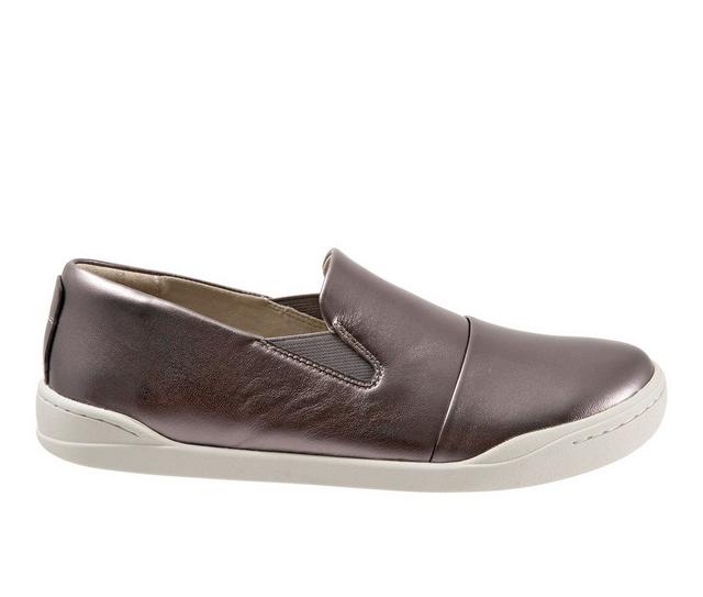 Women's Softwalk Alexandria Casual Shoes in Pewter color