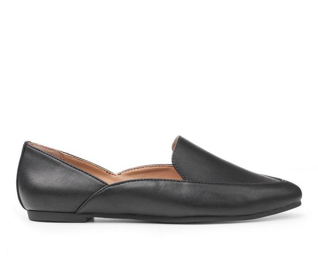 Women's Me Too Arina Loafers in Black Smooth color