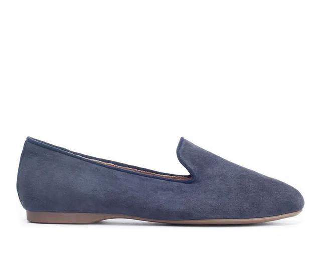 Women's Me Too Brea Loafers in Navy Suede color