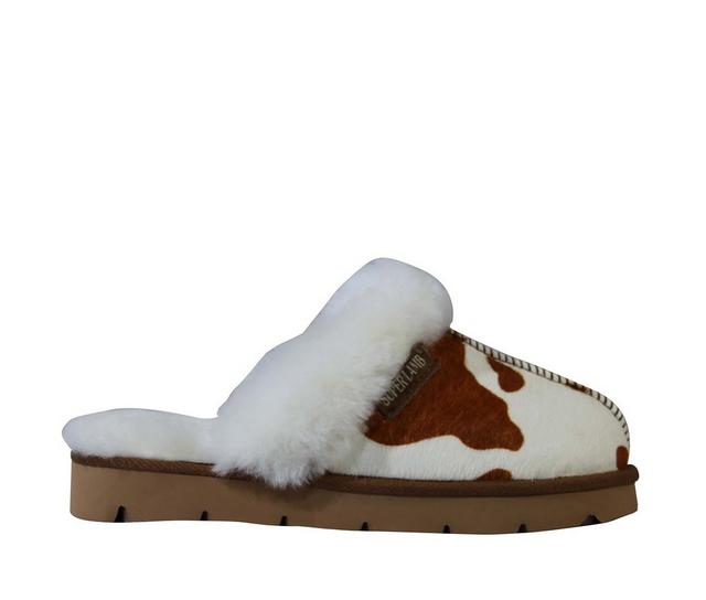 Superlamb Onager Slippers in Tan/Cow color