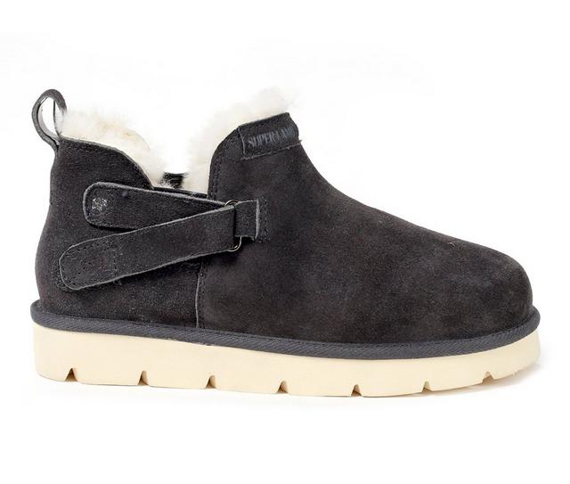 Women's Superlamb Ongri Winter Booties in Charcoal color