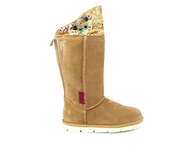 Women's Superlamb Mongol Winter Boots in Tan color