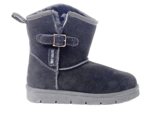 Women's Superlamb Argali Buckle Winter Boots in Black color