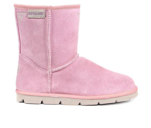Women's Superlamb Argali 7.5 Inch Winter Boots in Pink color