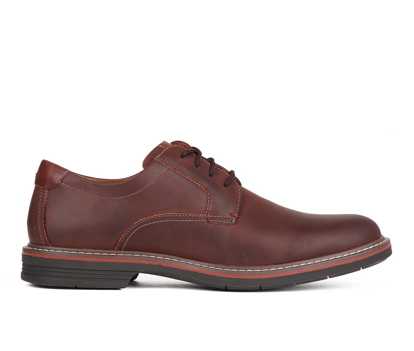 Florsheim Jackson Scarpe Oxford Uomo In Pelle – Colore Nero, Suola In Poliuretano, Chiusura Stringata, Tacco Piatto