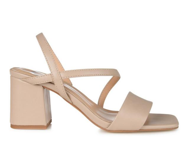 Women's Journee Collection Lirryc Dress Sandals in Beige color